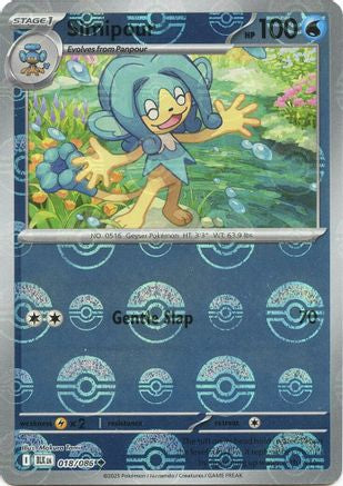 Simipour (Poke Ball Pattern) 018/086  - Holofoil SV Black Bolt - Uncommon