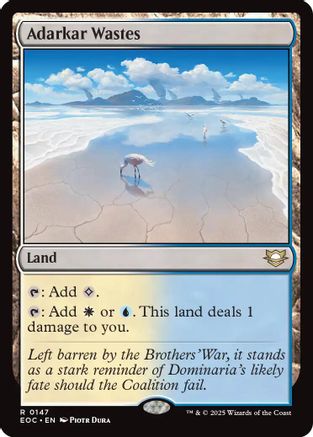 Adarkar Wastes (EOC-147) - Commander: Edge of Eternities