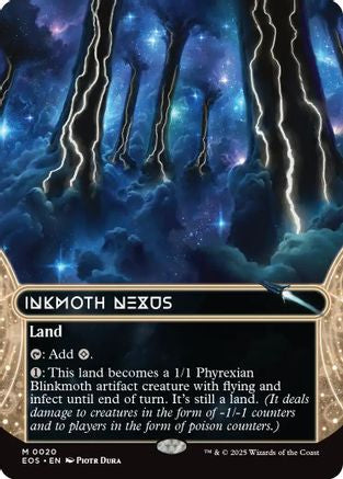 Inkmoth Nexus (0020) (Borderless) (EOS-020) - Edge of Eternities: Stellar Sights Foil