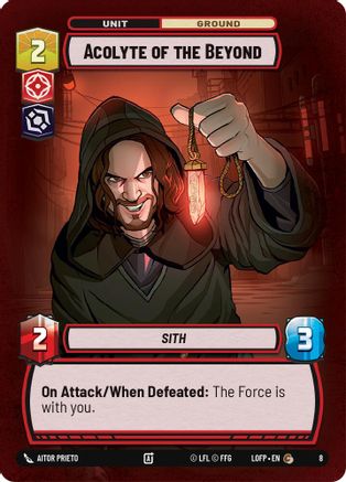 Acolyte of the Beyond (8) - Legends of the Force  Weekly Play Promos