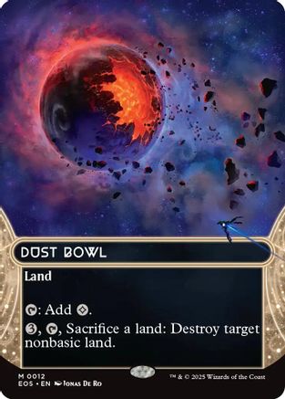 Dust Bowl (0012) (Borderless) (EOS-012) - Edge of Eternities: Stellar Sights Foil