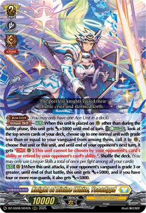 Knight of Divine White, Yscudyyd (DZ-SS08/004EN) - DZ-SS08: Festival Booster 2025