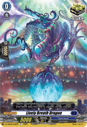 Lively Breath Dragon (DZ-SS08/036EN) - DZ-SS08: Festival Booster 2025