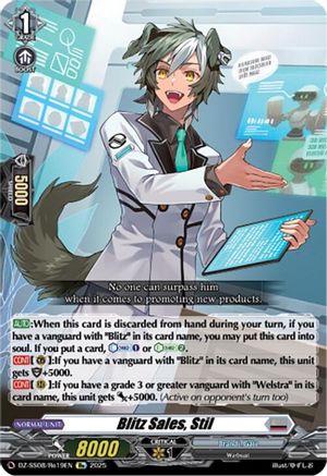 Blitz Sales, Stil (DZ-SS08/Re19EN) - DZ-SS08: Festival Booster 2025