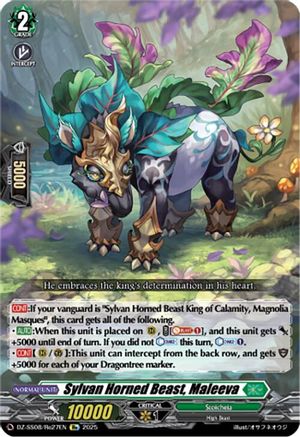 Sylvan Horned Beast, Maleeva (DZ-SS08/Re27EN) - DZ-SS08: Festival Booster 2025