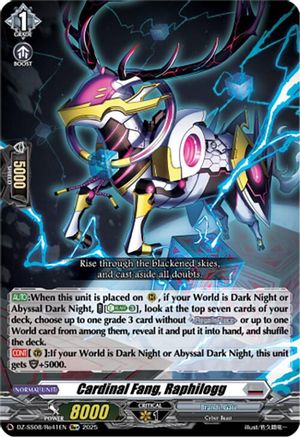 Cardinal Fang, Raphilogg (Re+) (DZ-SS08/Re41EN) - DZ-SS08: Festival Booster 2025