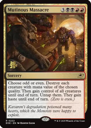 Mutinous Massacre [PRE - 222]