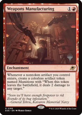Weapons Manufacturing (PPEOE-168) - Promo Pack: Edge of Eternities