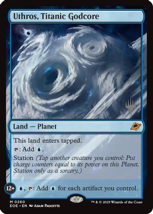 Uthros, Titanic Godcore (PPEOE-260) - Promo Pack: Edge of Eternities Foil