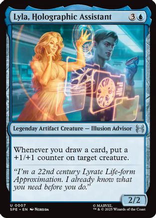 Lyla, Holographic Assistant (SPE-007) - Marvel's Spider-Man: Eternal-Legal Foil