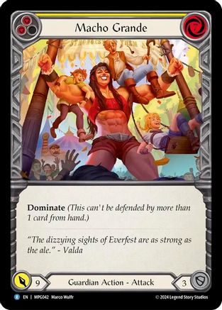 Macho Grande (Yellow) (MPG042) - Mastery Pack Guardian
