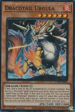 Dracotail Urgula (Super Rare) [JUSH - JUSH-EN004]