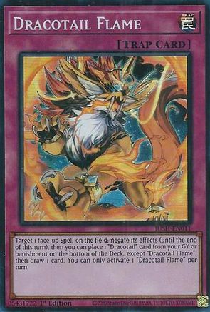 Dracotail Flame (Super Rare) [JUSH - JUSH-EN011]