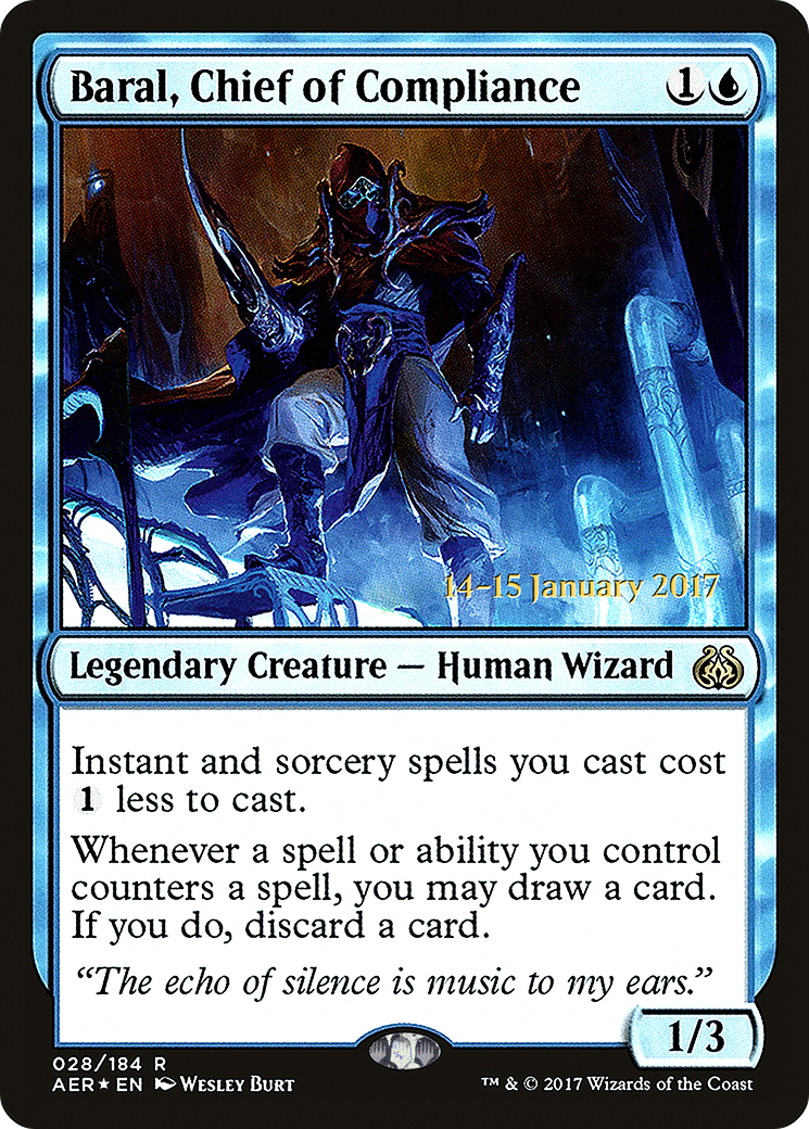 Baral, Chief of Compliance [PRE - 28]