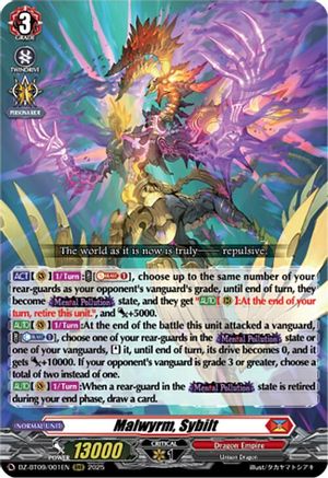 Malwyrm, Sybilt (DZ-BT09/001EN) - DZ-BT09: Super Brave Detonation