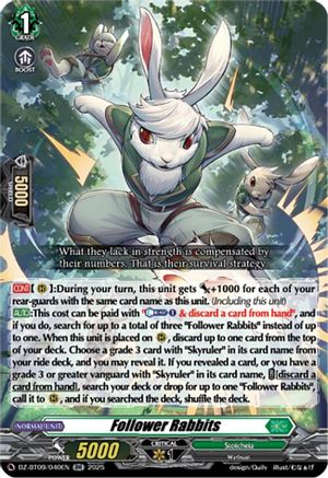 Follower Rabbits (DZ-BT09/040EN) - DZ-BT09: Super Brave Detonation