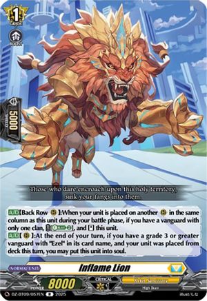 Inflame Lion [DZ-BT09 - DZ-BT09/057EN]