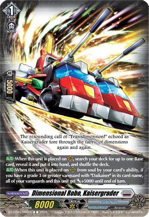 Dimensional Robo, Kaisergrader (DZ-BT09/086EN) - DZ-BT09: Super Brave Detonation