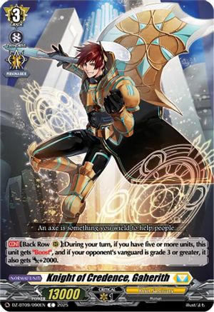 Knight of Credence, Gaherith (DZ-BT09/090EN) - DZ-BT09: Super Brave Detonation