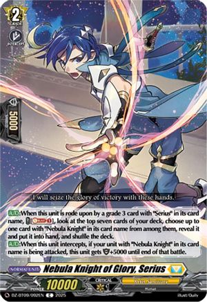 Nebula Knight of Glory, Serius (DZ-BT09/092EN) - DZ-BT09: Super Brave Detonation