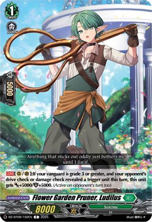 Flower Garden Pruner, Ludilus (DZ-BT09/102EN) - DZ-BT09: Super Brave Detonation