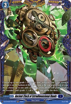 Ancient Clock of Extradimensional Hands (FR) (DZ-BT09/FR17EN) - DZ-BT09: Super Brave Detonation
