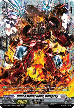 Dimensional Robo, Daispray (FR) (DZ-BT09/FR24EN) - DZ-BT09: Super Brave Detonation