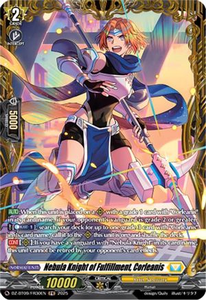 Nebula Knight of Fulfillment, Corleanis (FR) (DZ-BT09/FR30EN) - DZ-BT09: Super Brave Detonation