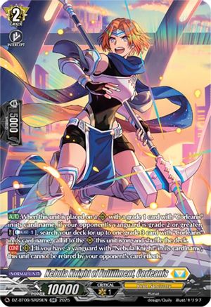 Nebula Knight of Fulfillment, Corleanis (SR) (DZ-BT09/SR29EN) - DZ-BT09: Super Brave Detonation