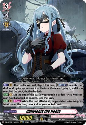 Oblivionis the Noble (EXRRR) (DZ-BT09/EX15EN) - DZ-BT09: Super Brave Detonation