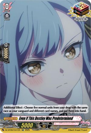Even If This Destiny Was Predetermined (EXC) (DZ-BT09/EX41EN) - DZ-BT09: Super Brave Detonation