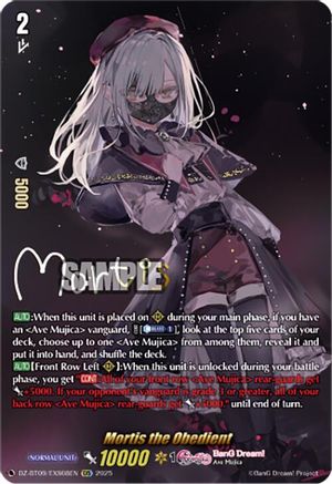 Mortis the Obedient (EXS) (DZ-BT09/EXS08EN) - DZ-BT09: Super Brave Detonation