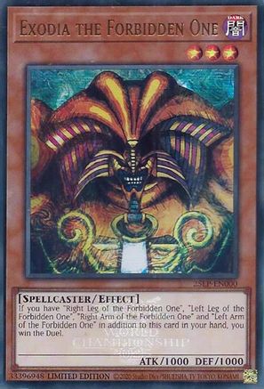Exodia the Forbidden One (EUR) [25LP - 25LP-EN000]
