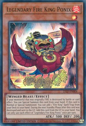 Legendary Fire King Ponix [25LP - 25LP-EN004]