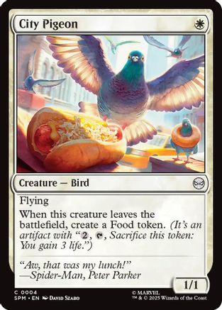 City Pigeon (SPM-004) - Marvel's Spider-Man Foil