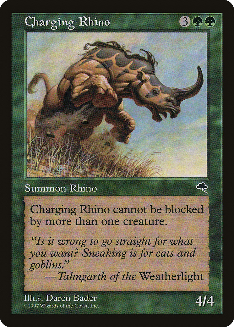 Charging Rhino [TMP - 218]