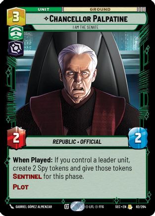 Chancellor Palpatine - I Am the Senate [SEC - 82/264]