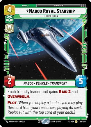 Naboo Royal Starship - Fit For A Queen [SEC - 99/264]
