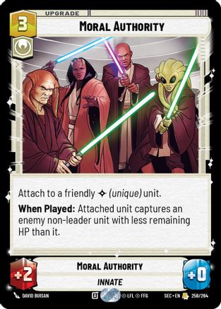 Moral Authority [SEC - 256/264]