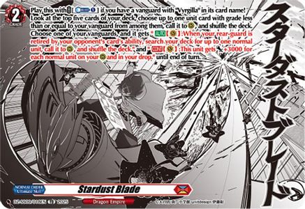 Stardust Blade (DZ-SS09/018EN) - DZ-SS09: Zero Tendo Start Deck