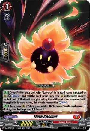 Flare Cosmor (TDR) (DZ-SS09/011EN-R) - DZ-SS09: Zero Tendo Start Deck