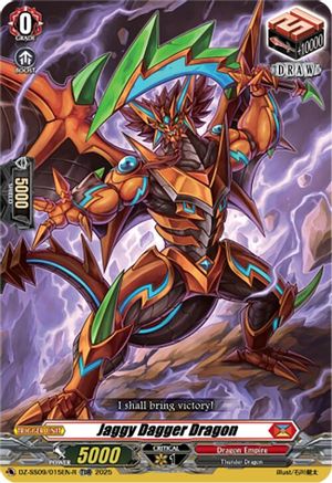Jaggy Dagger Dragon (TDR) (DZ-SS09/015EN-R) - DZ-SS09: Zero Tendo Start Deck