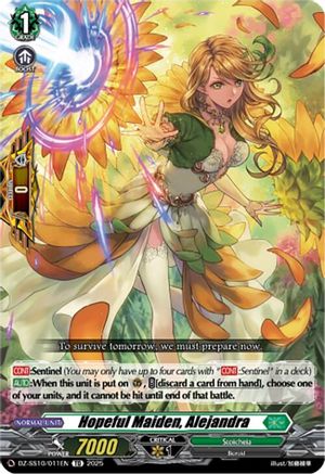 Hopeful Maiden, Alejandra (DZ-SS10/011EN) - DZ-SS10: Shiki Otei Start Deck