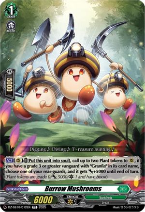 Burrow Mushrooms (DZ-SS10/012EN) - DZ-SS10: Shiki Otei Start Deck