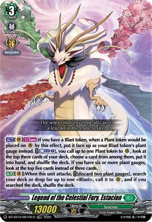 Legend of the Celestial Fury, Estacion (TDR) (DZ-SS10/001EN-R) - DZ-SS10: Shiki Otei Start Deck