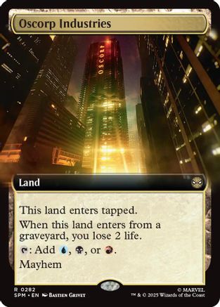 Oscorp Industries (Extended Art) (SPM-282) - Marvel's Spider-Man