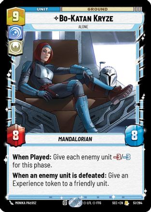 Bo-Katan Kryze - Alone (51/264) - Secrets of Power