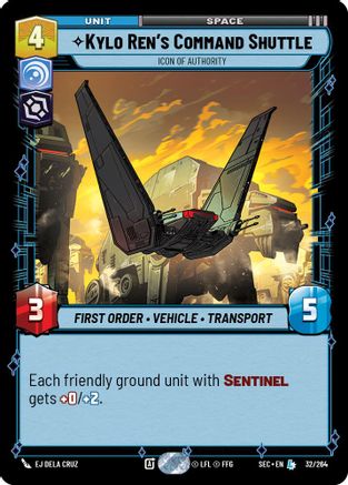 Kylo Ren's Command Shuttle - Icon of Authority [SEC - 32/264]