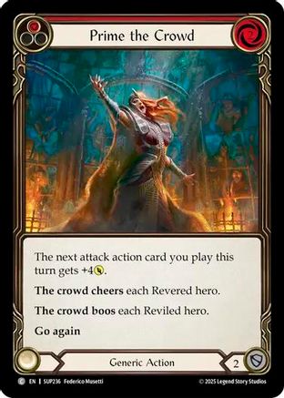 Prime the Crowd (Red) (SUP236) - Super Slam