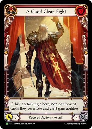 A Good Clean Fight (GEM088) - GEM Pack 3 Rainbow Foil